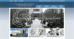Desktop Screenshot of hearingdevicecenter.com